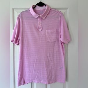 100% Pima Cotton Men’s Vineyard Vine Island Polo M Pink